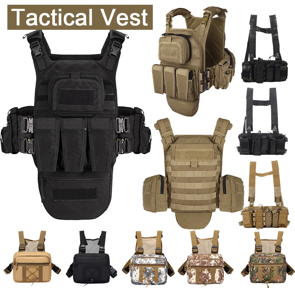 Gilet tactique combat réglable FYS – Action Airsoft