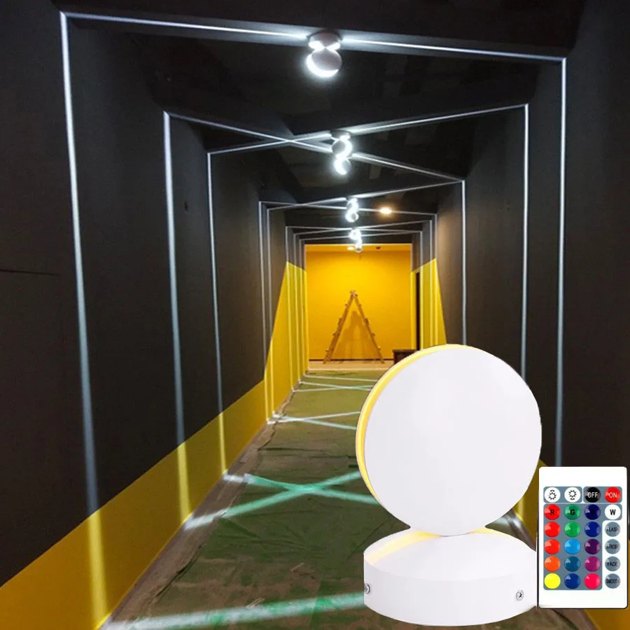 

Настенный RGB-светильник Thrisdar для окон и дверей, светодиодная лампа для мойки стен, коридора, балкона, настенное бра с поверхностным креплением, 12 Вт
