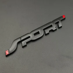 Premium 3D Metal Logo Car Badge Emblem - Sleek Fender & Trunk Sticker Accessory (Black)