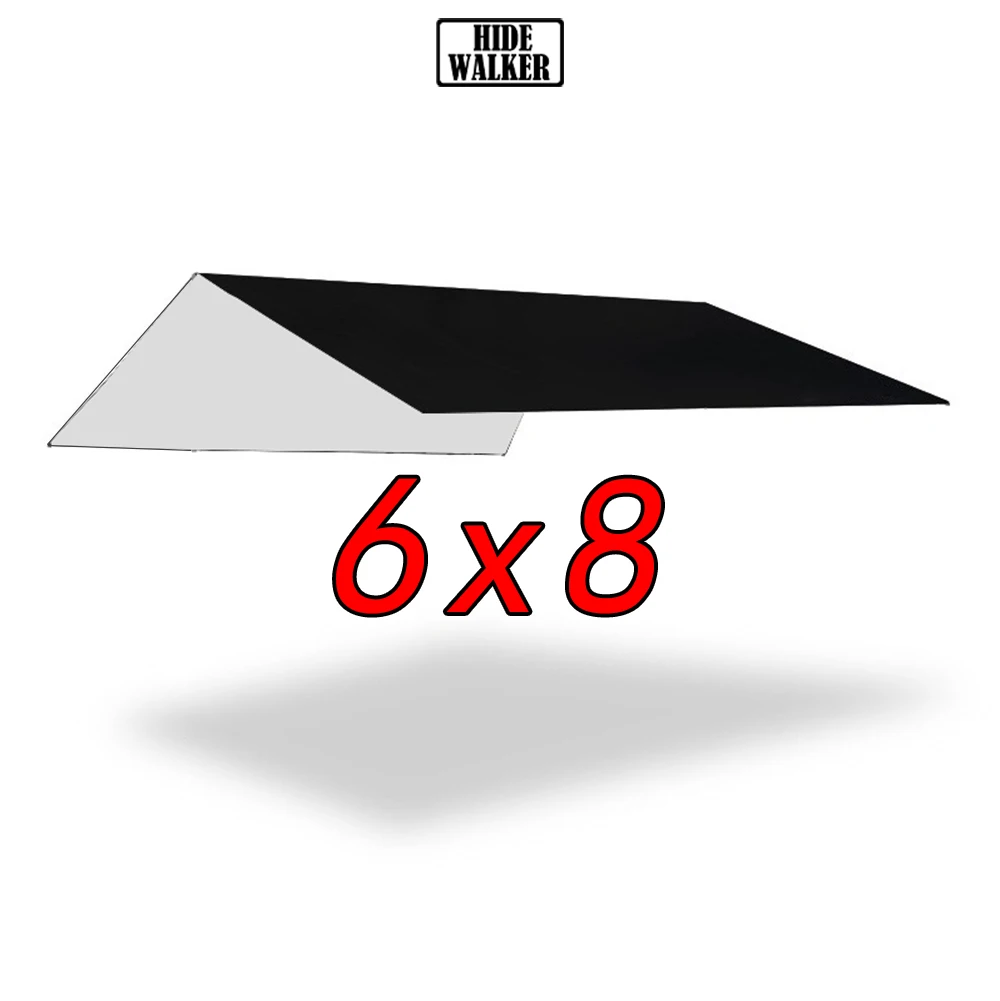 Large tarp 6×8m Thick 300D Oxford Waterproof Sunshade Awning Outdoor Camping 20 Hanging Points 6x8 Oversized Sun Shelter Tent