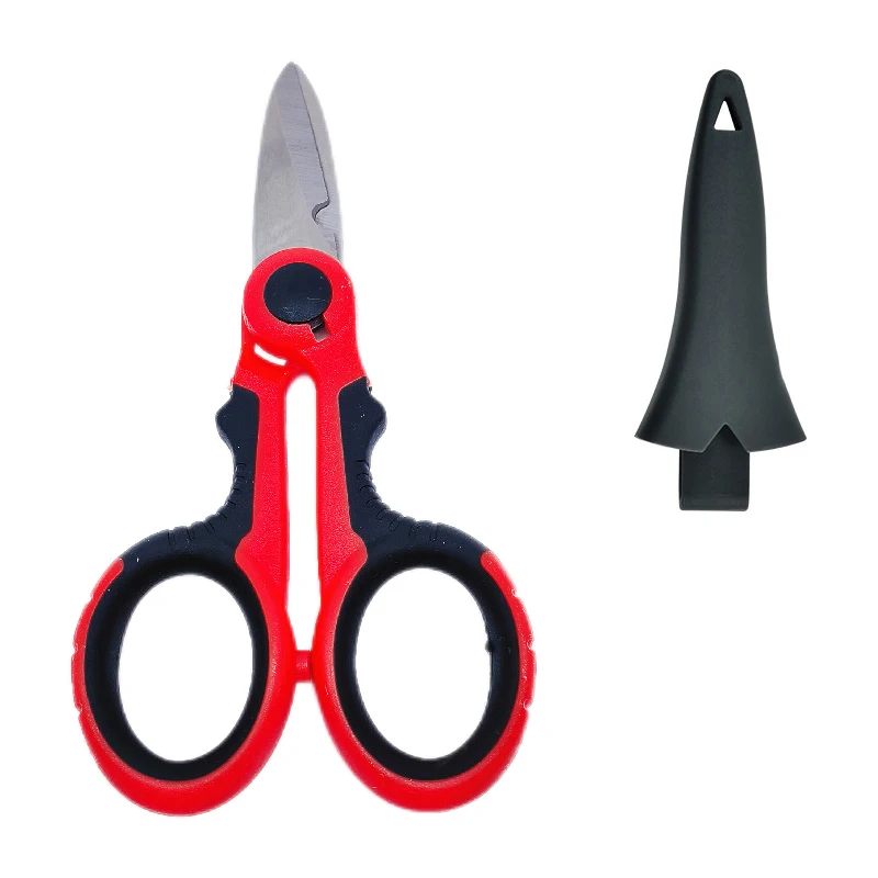 

New High Carbon Steel Scissors Household Shears Tools Electrician Scissors Stripping Wire Cut Tools For Fabrics Paper And Cable