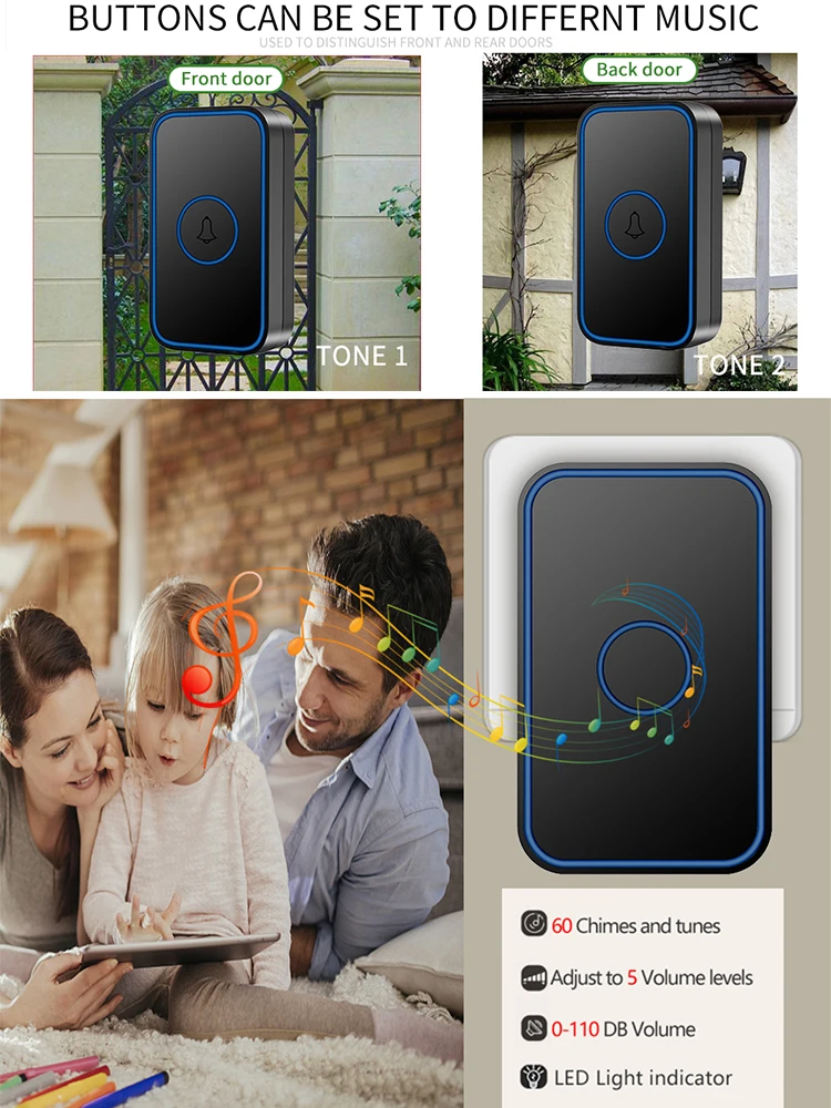 volume a78 us eu plugue uk sem fio 1 2 3 receptor 05