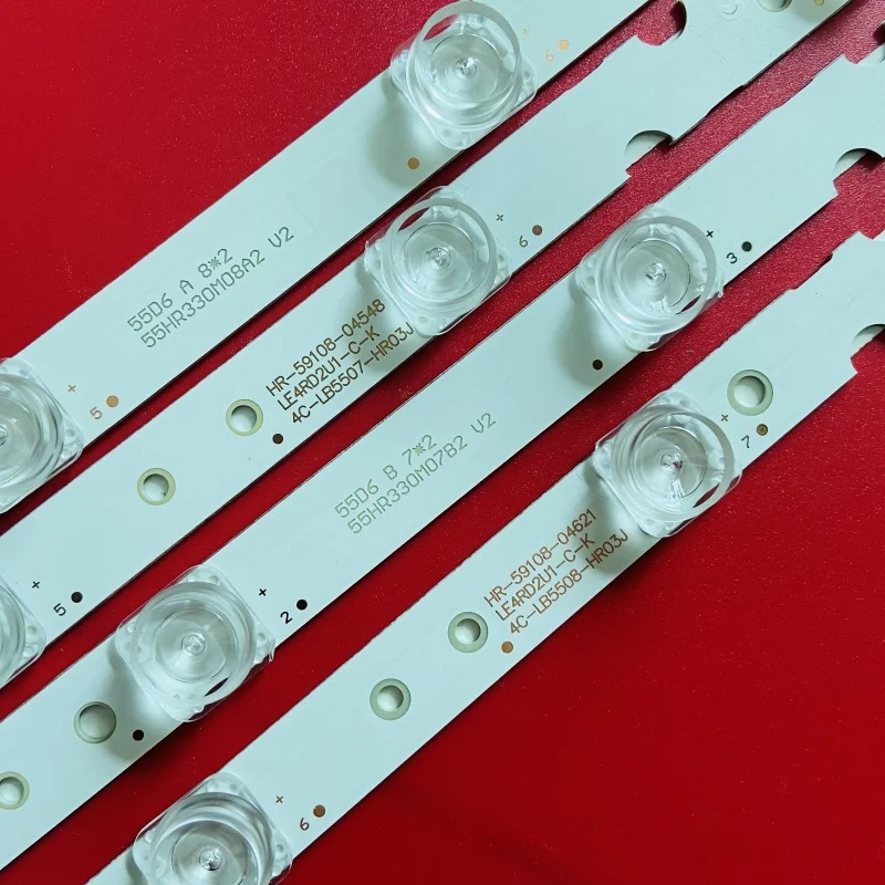 Replacement LED Backlight Strips For TCL 55S425, 55S423, 55F6 TVs - Compatible With 4C-LB5507/08