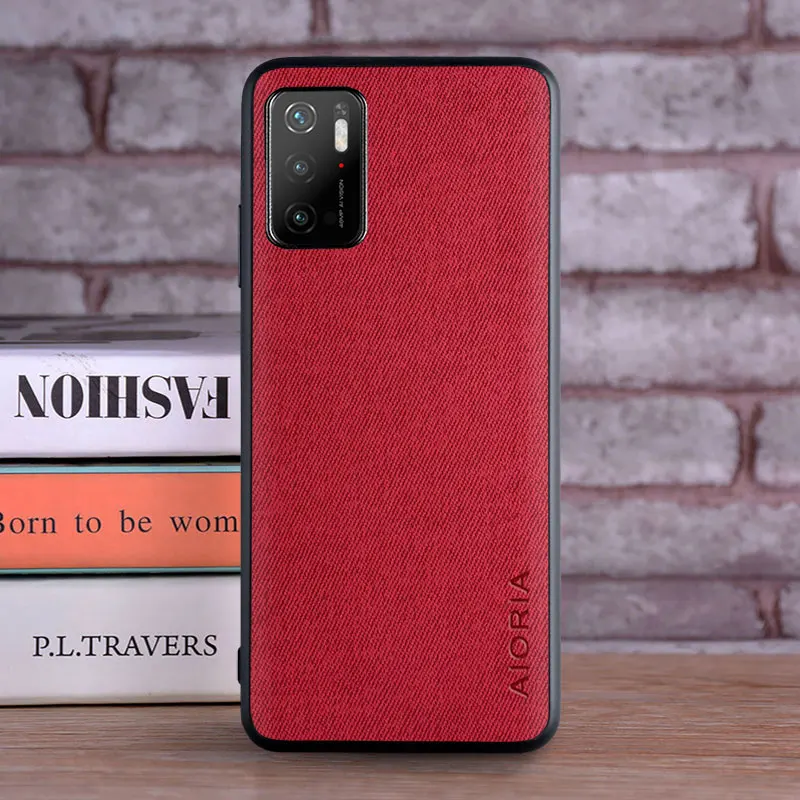 Luxurious Textile Leather Soft Phone Case – Premium Cover