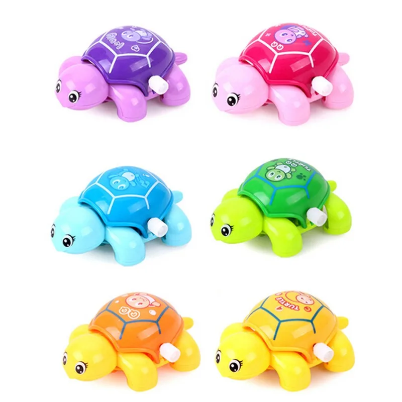 

Toddler Newborn Infant Baby Unisex Toys Mini Clockwork Tortoise Cute Turtle Wind Up Toys Preschool Educatinal Random Color