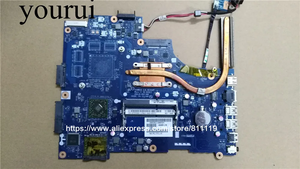 

CSRZSZ For 15R M531R M531Rd 5535 laptop 33ND0 033ND0 YAW03 LA-9103P A10 5745M DDR3 integrated motherboard ,fully tested