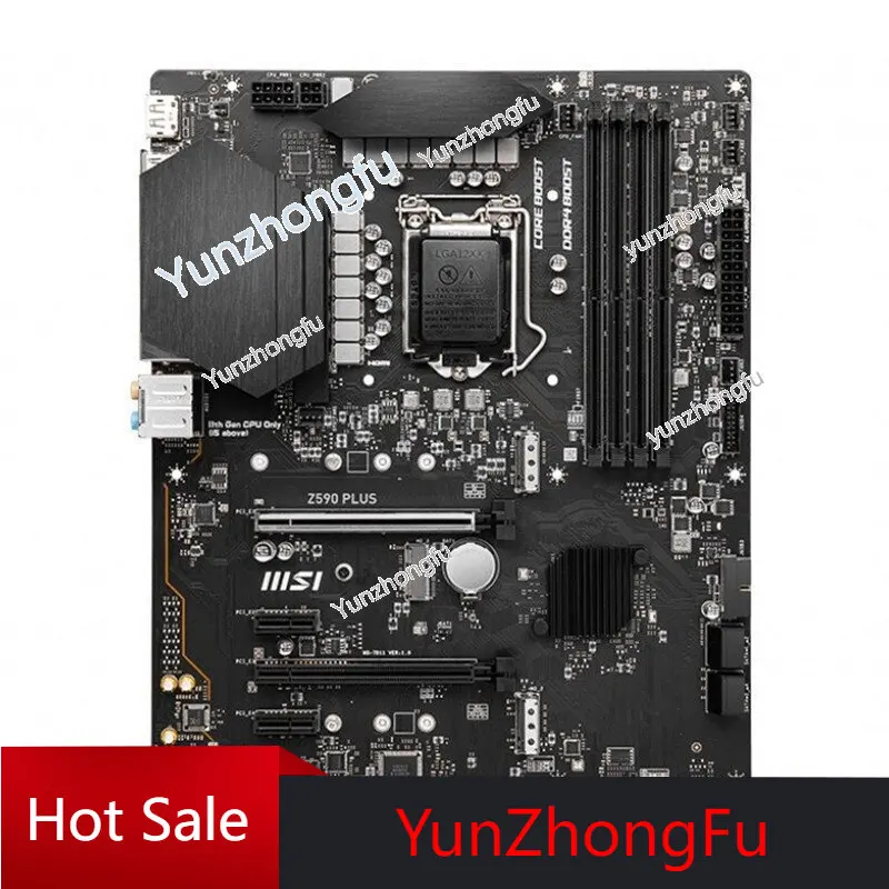 La Scheda Madre Del Computer Desktop Z590 Plus Supporta I7 11700K I9 11900K