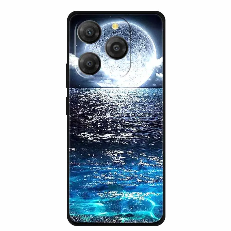 Black Lion & Wolf Silicone Soft Phone Case - Sleek Back Cover