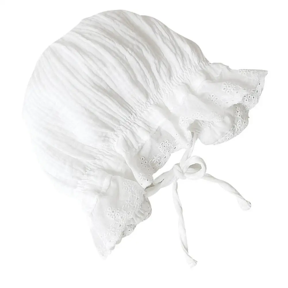 Baby Hat Hat Foldable Sun Lace Newborn Beach Cotton Baby Girl Summer for Adjustable Beanie