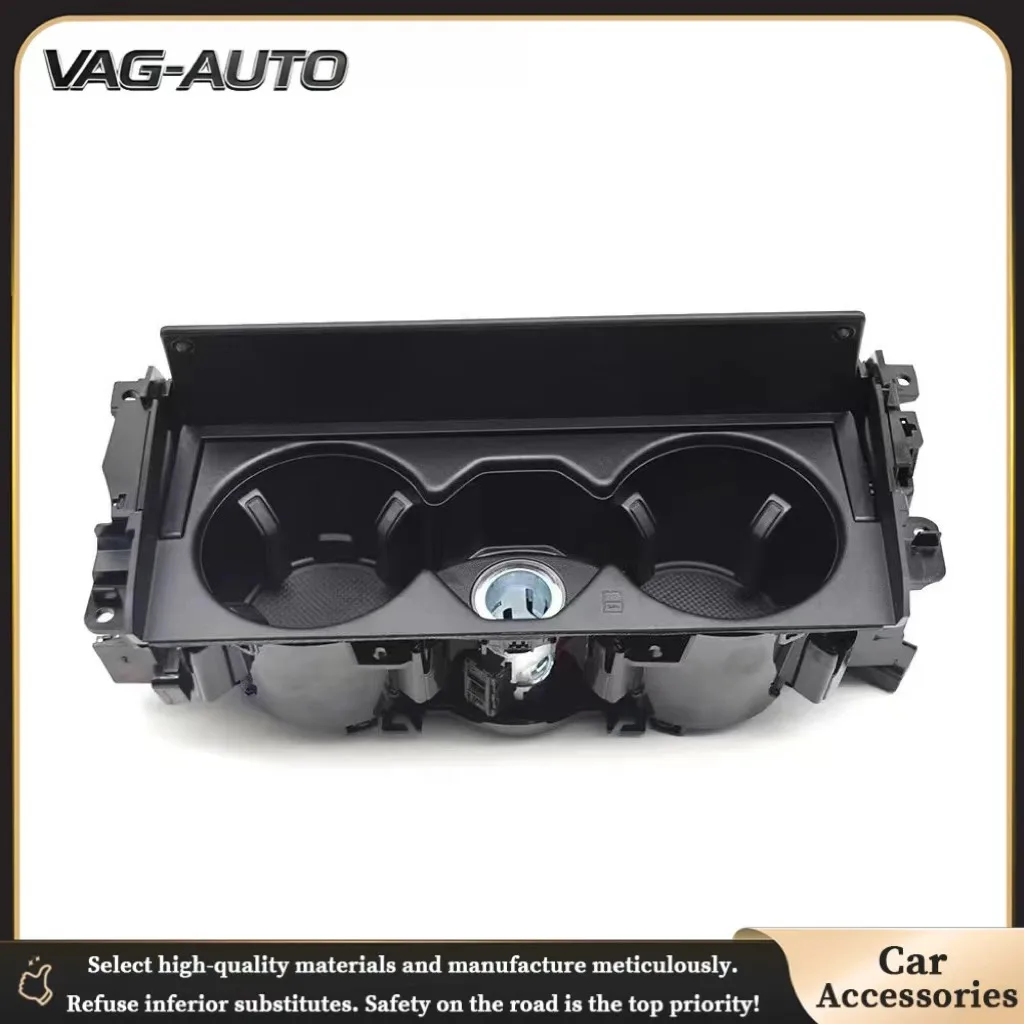 OEM 도색 블랙 센터 채널 장식 패널 중앙 컵홀더 (아우디 A6 A7 4KD 862 533 4KG 863 969 4KD862533 용)