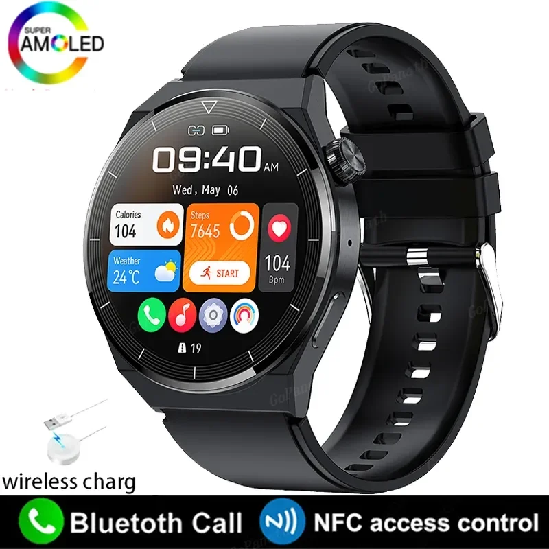 

2024 GT3 Pro Smart Watch Men NFC Waterproof Sport Fitness Tracker Bluetooth Call Smartwatch Man Health Monitor for Huawei Xiaomi