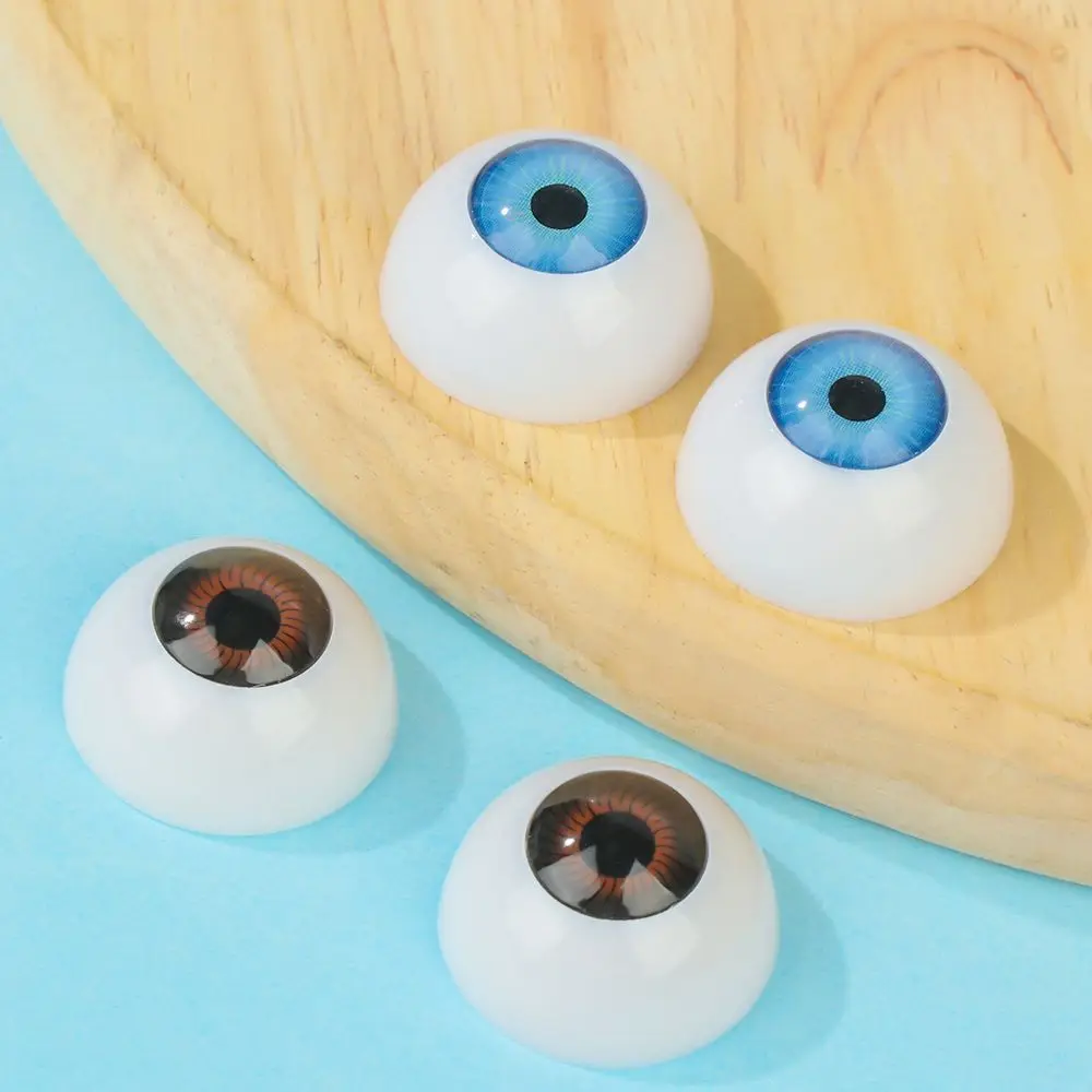 24/30mm Blue Brown Green Doll Acrylic Eyes Doll Eyeball For BJD Doll Making Crafts DIY Eyes Accessories Safety Doll Animals Part 2