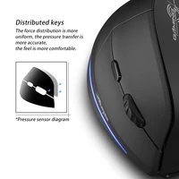Souris Verticale F-35 – Sans Fil, Rechargeable, 2400 DPI, Compacte, PC/Mac 5