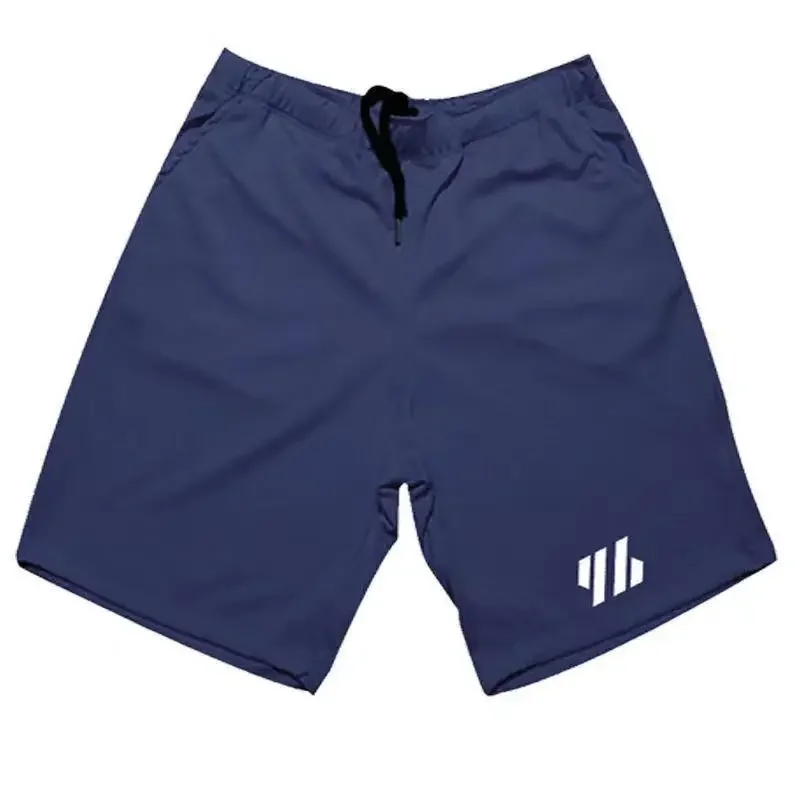 Men Fitness Short Pants Summer Sports Five-Quarter Running Loose Elastic Quick-Dry Soccer Basketball Training Trousers