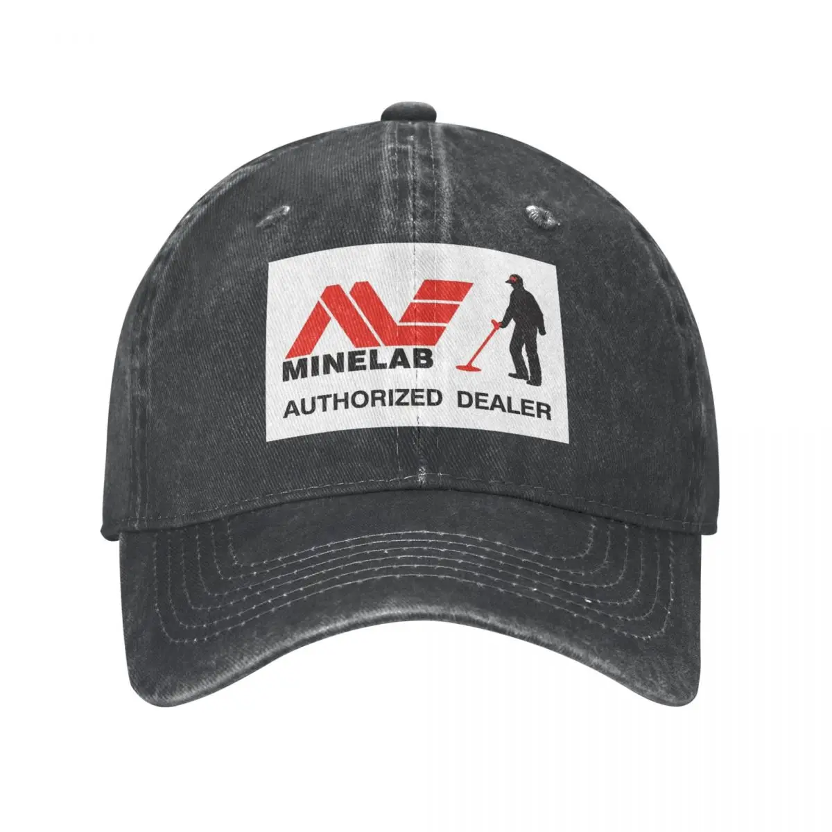 MINELAB Metal Detector Baseball Cap - Adjustable Hook & Loop Closure With Logo