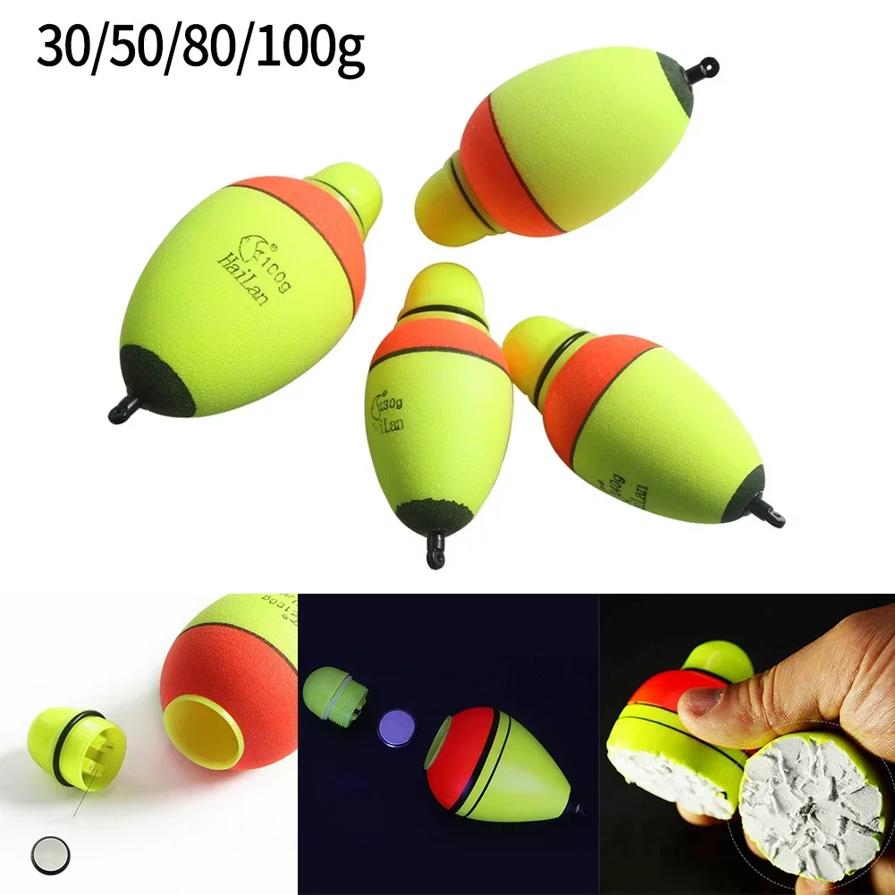 1pc Electronic Float Luminous Fishing Night Float Light Stick Foam Plastic Bobber Sea Rock Striking Floats Fishing Accessories Fishing Tackle Fishing Float Fishing Floats Fishing Bobber Fishing Glow Stick Fishing Buoy Fishing Light Stick