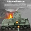 Henglong 3949 Soviet Kv-2 Heavy Tank 1:16 Remote Control Tank Kv-2 Can Launch Smoke Tracks Military Remote Control Toy 3