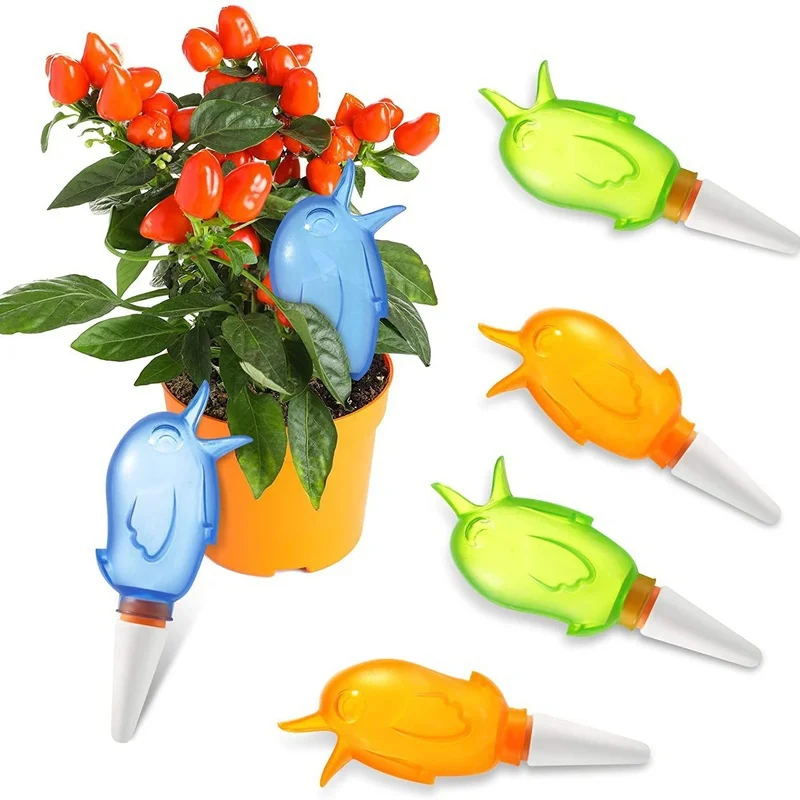 1Pcs Automatic Watering Device Lazy Self-Water Drip Irrigation Indoor Flower Plant Spike Dripper Garden Watering Tools Cute Bird