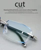Shatar Frameless Diamond Cut Edge Reading Glasses For Men And Women Ultra LIght High-Definition Anti Blue Light Presbyopia 4