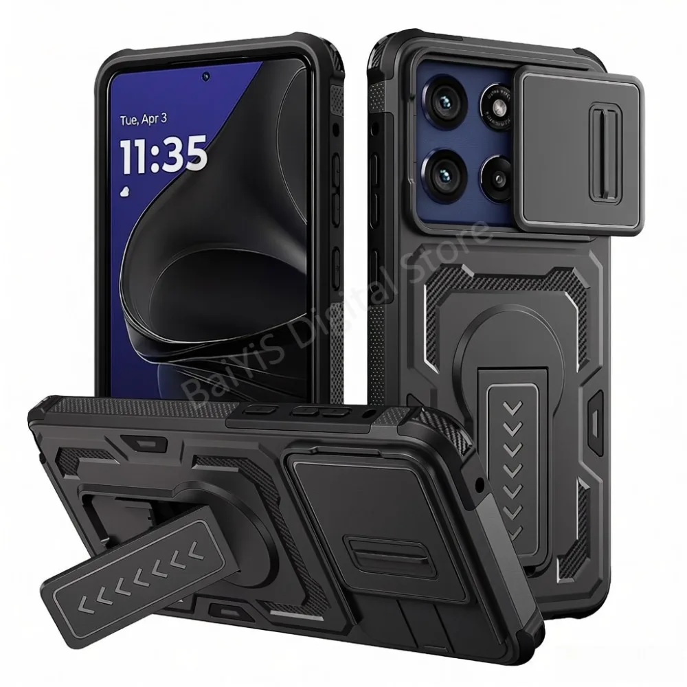Durable Folding Rugged Phone Case with Drop-Proof Lens Protector