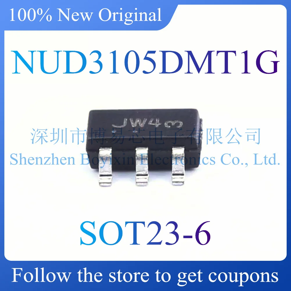 

NEW NUD3105DMT1G JW4.Original genuine motor driver chip. Package SOT23-6