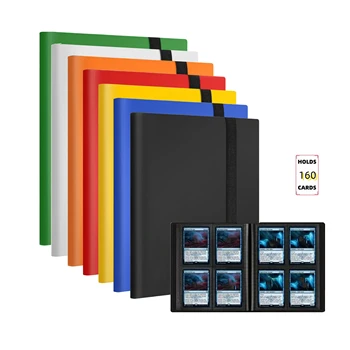 160-Pocket Extra-Large Trading Card Binder - Durable PP Material, Protective Album for Game and Collectible Cards 1