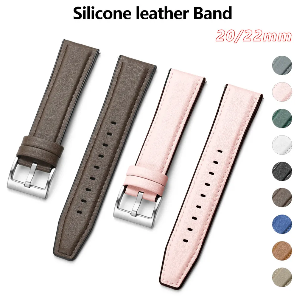 Premium Calfskin Leather Watch Strap – Soft, Unisex Wristwatch Accessory
