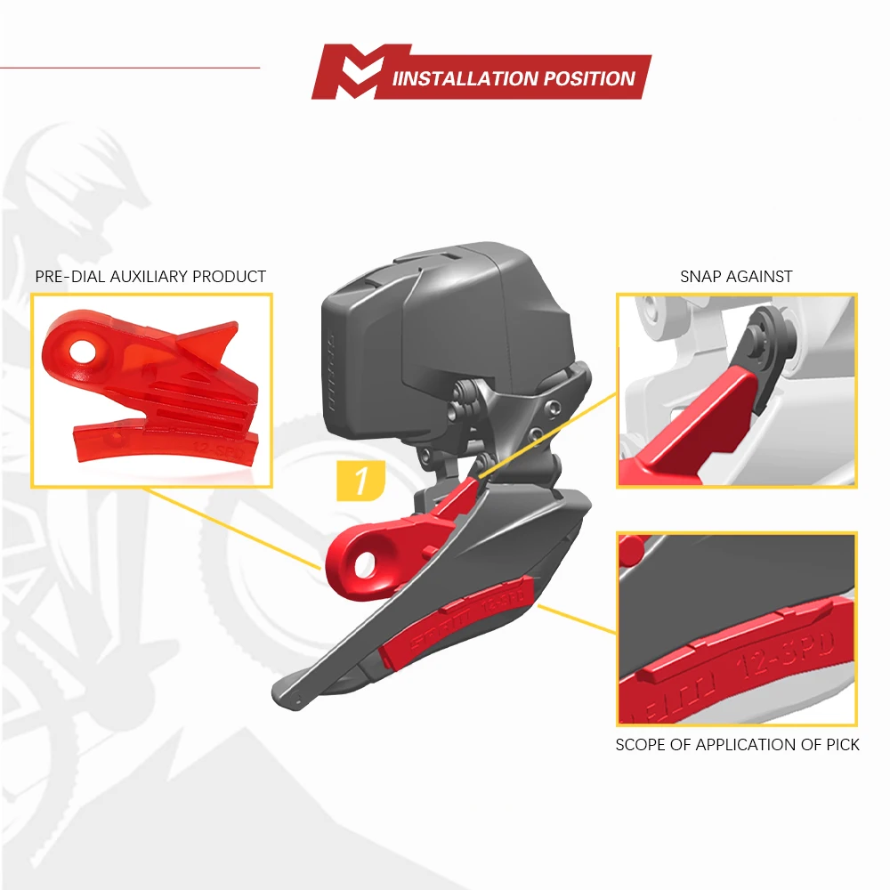 FOR Sram AXS RED FORCE RIVAL Front Derailleur Setup Installing