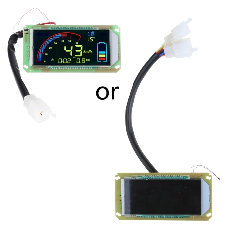 

48V-72V ElectricBicycle Meter OdometerControl PanelDash Display Universal