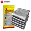 AUTOBRIGHT Gray 40cm x 40cm 400GSM High-Quality Glass Cleaning Towel for Cars Kitchenware Windows Interiors Electronics Cloths 1