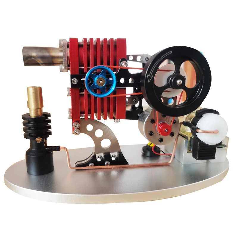 

1 PCS Stirling Engine Model Rocker Arm Stirling Engine Generator Model Scientific Experiment Educational Toy Boys Gift