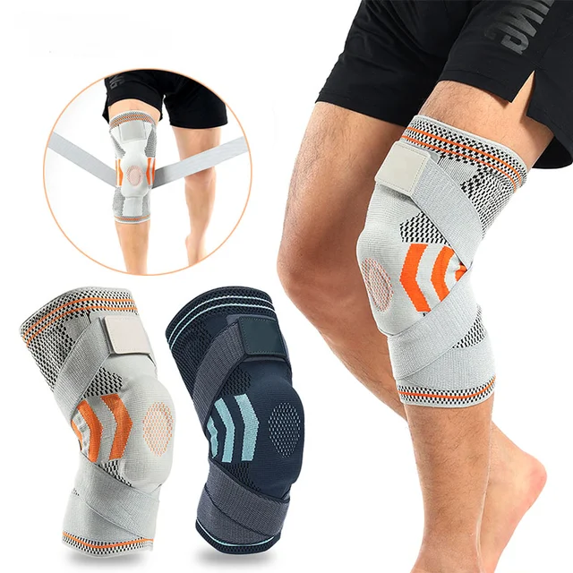 Rodillera ortopédica de neopreno, correa de soporte de rodilla ajustable  con almohadilla de silicona para rótula, Protector para el dolor de las  articulaciones, rodilleras protectoras - AliExpress