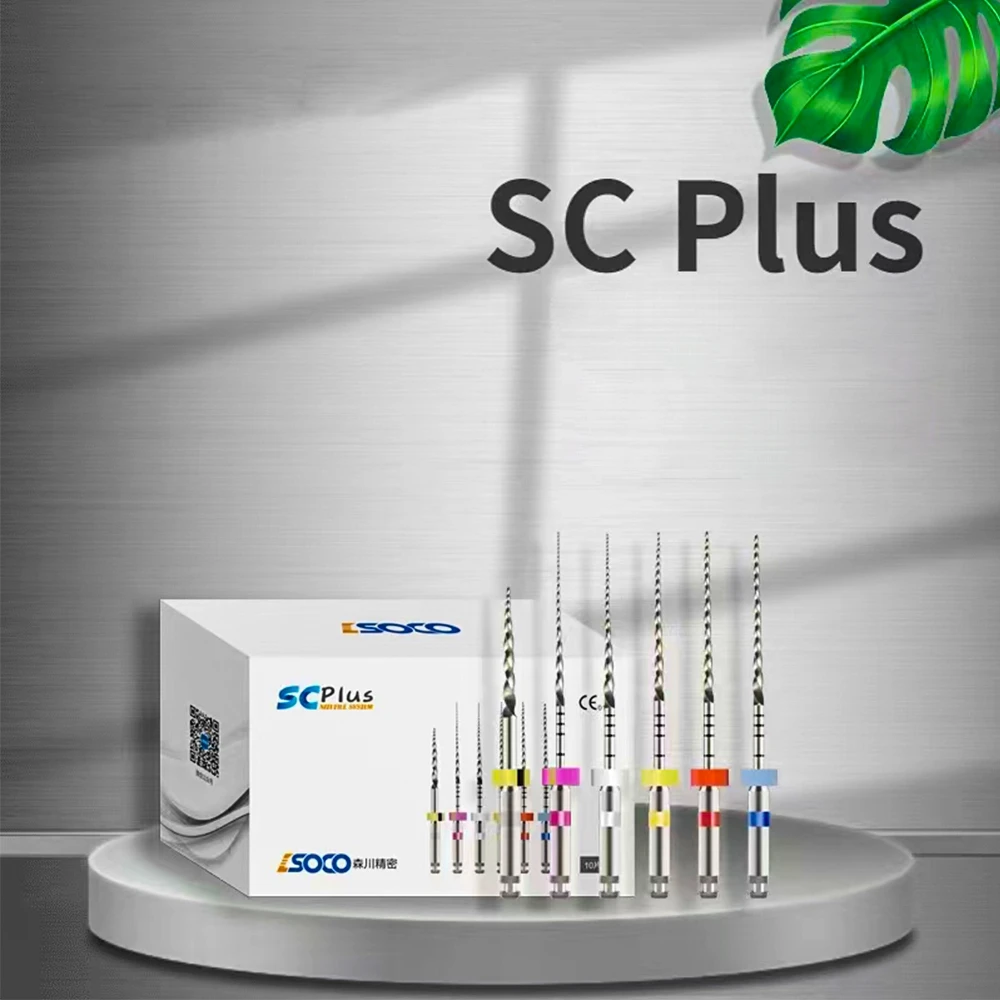 25/21mm Dentl Files SC Forward Rotation NiTi File Systemfor Endodontic Treatment Dentistry Materials 6Pcs/Box SOCO PLUS