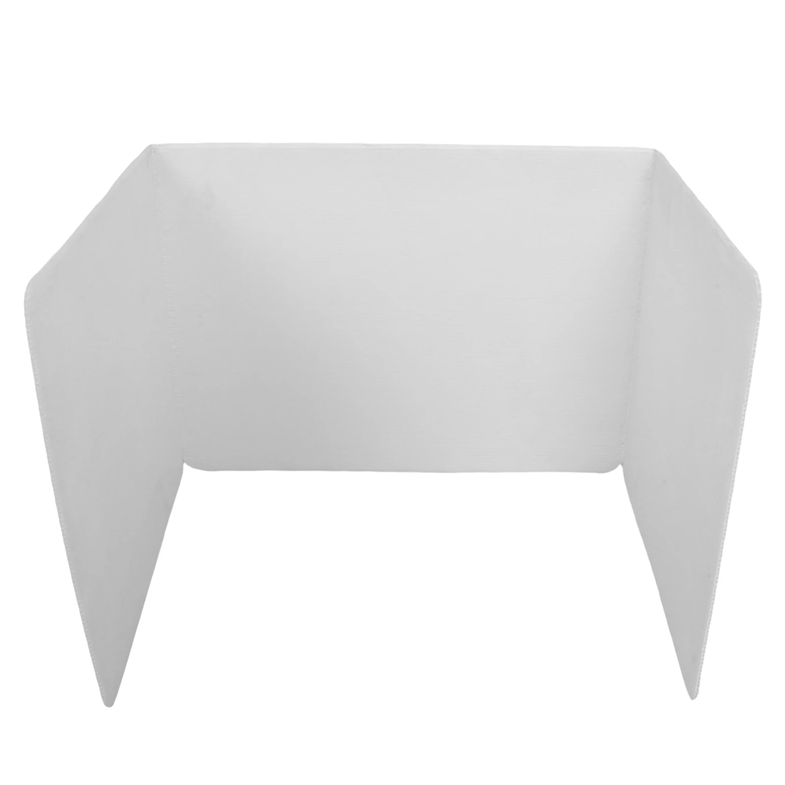 Panneau de confidentialité de bureau, écran de séparation en plastique pliable blanc pour postes de travail, salles d'examen, boucliers de séparation de bureau réutilisables