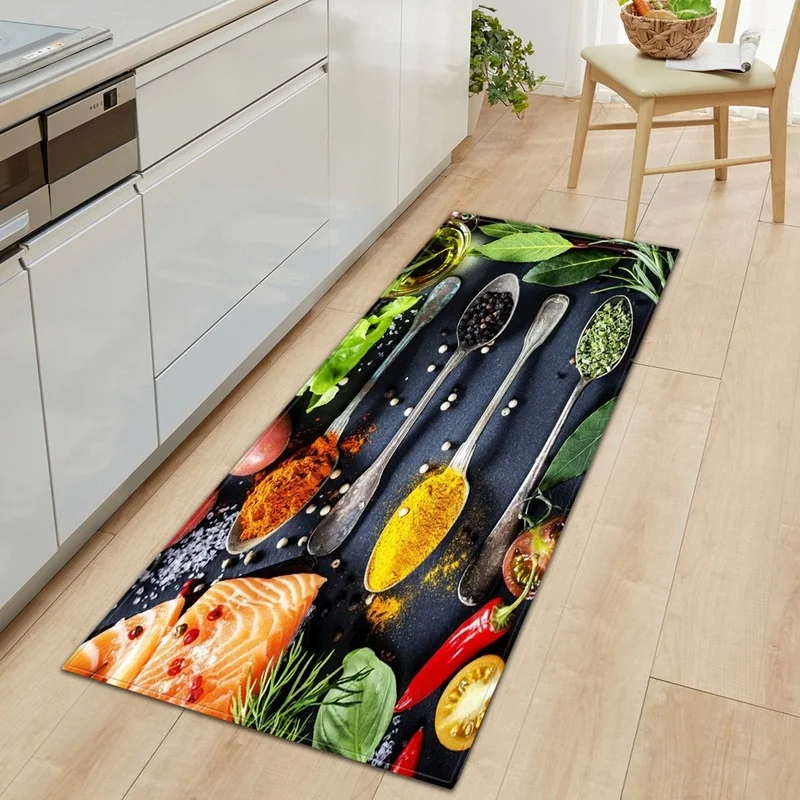 Non-slip Carpet Mat Modern Living Room Kitchen Home Porch Door Bedroom Bedside Decoration Corridor Balcony