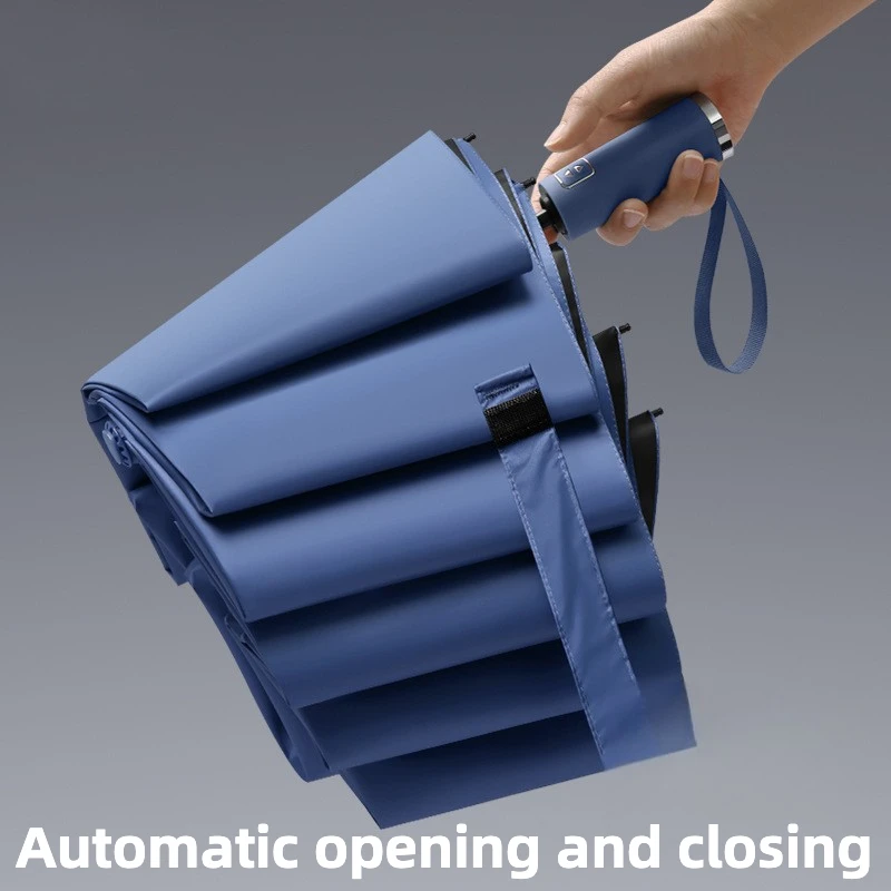 125CM Windproof Automatic Folding Umbrella Sun UV Protection UPF50+ for Man and Women folding umbrella automatic umbrella wind resistant umbrella sun umbrella windproof umbrella
