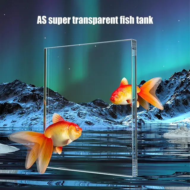 Aquarium Starter Kit 11L Beginner-Friendly Fish Tank with Filter and Light Low Maintenance Desktop Fish Bowl Aquatic Animal Tank 5