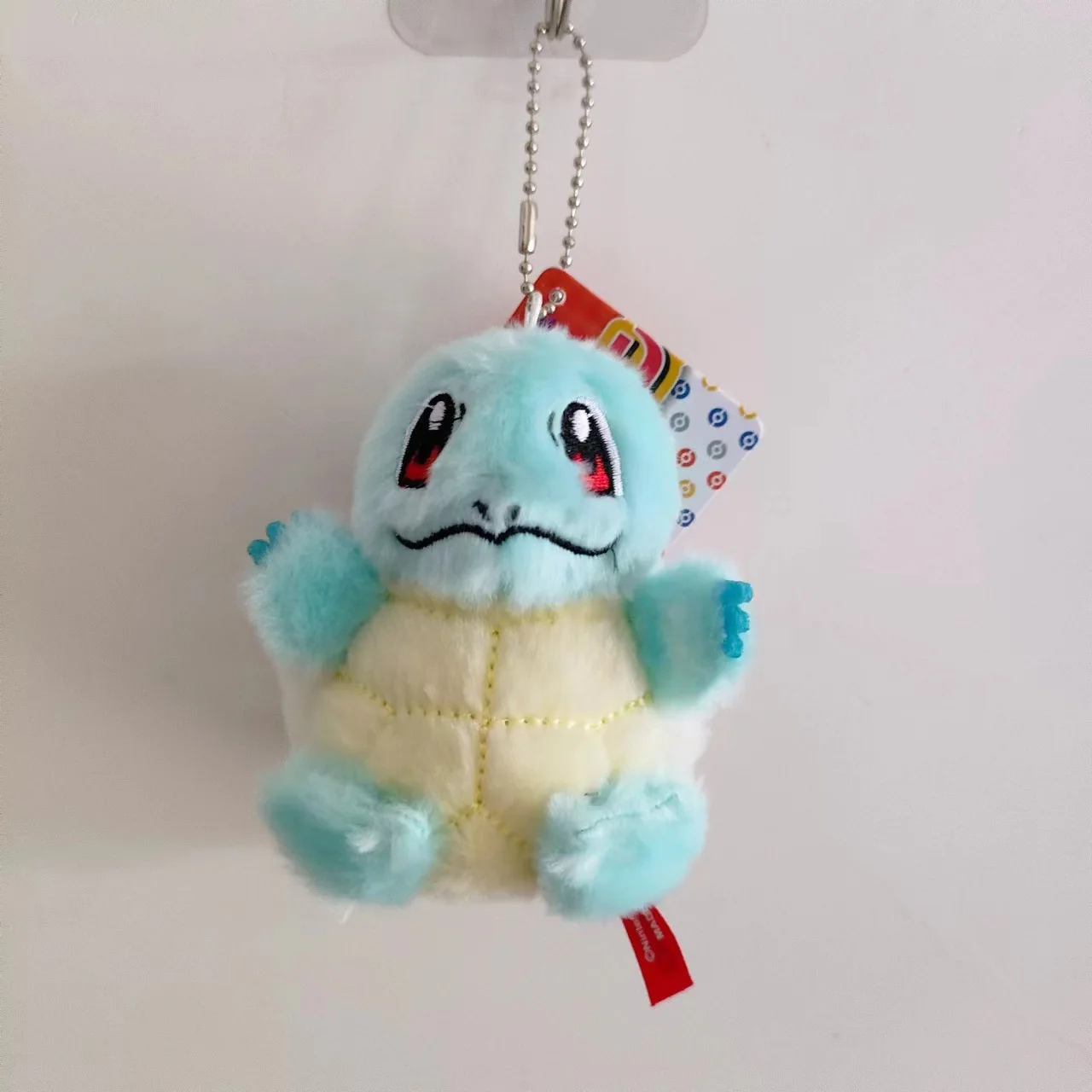  꼬부기 봉제 인형, 부드러운 박제 펜던트 키체인, 어린이 크리스마스 선물, 12cm, 로트당 10 개