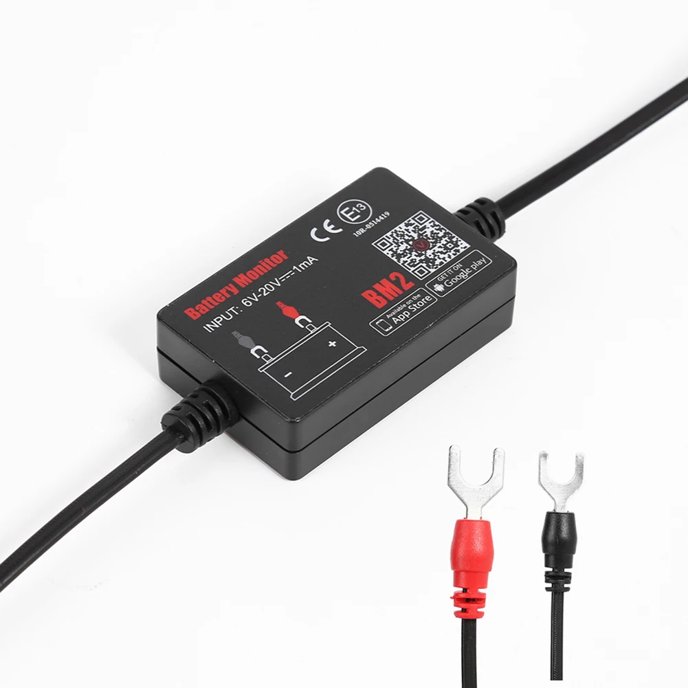 12V 자동차 BM2 배터리 테스터 모니터 블루투스 4.0 자동차 차량 납 산성 리튬 배터리 분석기 수리 진단 도구