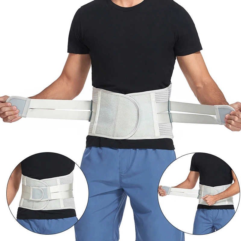 Back Braces for Lower Back Pain Relief with 6 Stays, Breathable Back Support  Belt for Men/Women for Work, Anti-Skid Lumbar Support Belt with 16-Hole Me  - China Waist Support and Back Brace