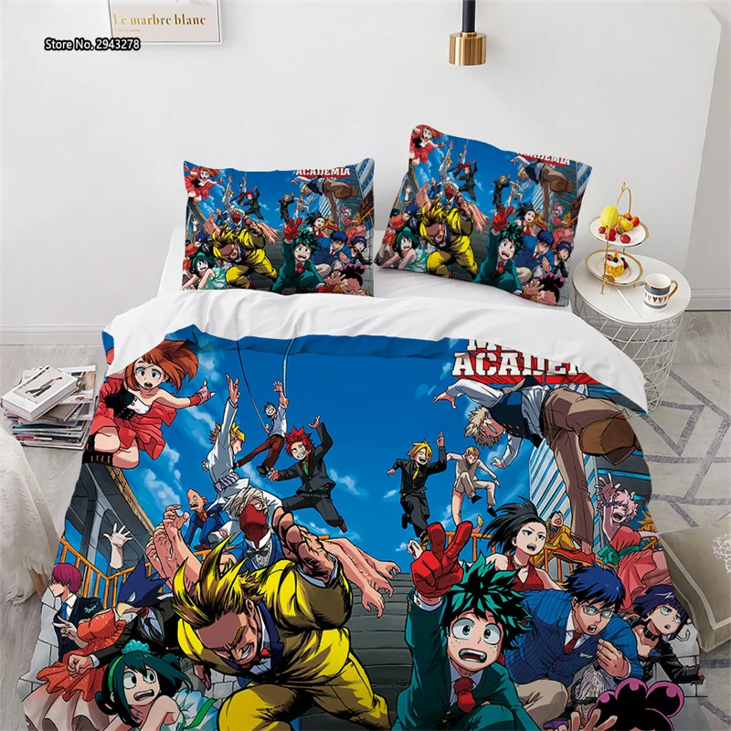 My Hero Academy Digital Printed Home Textile Bedroom Decorated Multi-size Duvet Comforter Pillowcases 2/3pcs