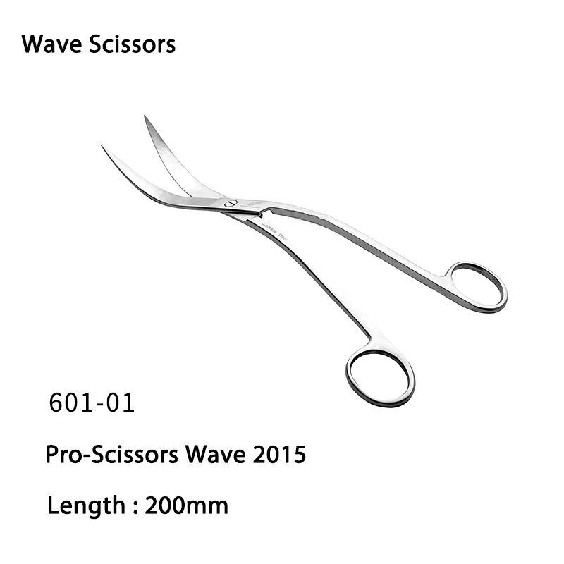 VIV Aquatic Stainless Spring Steel Plant Scissors Curved Scissors Wave Shape Scissors ADA Quality for Aquarium 