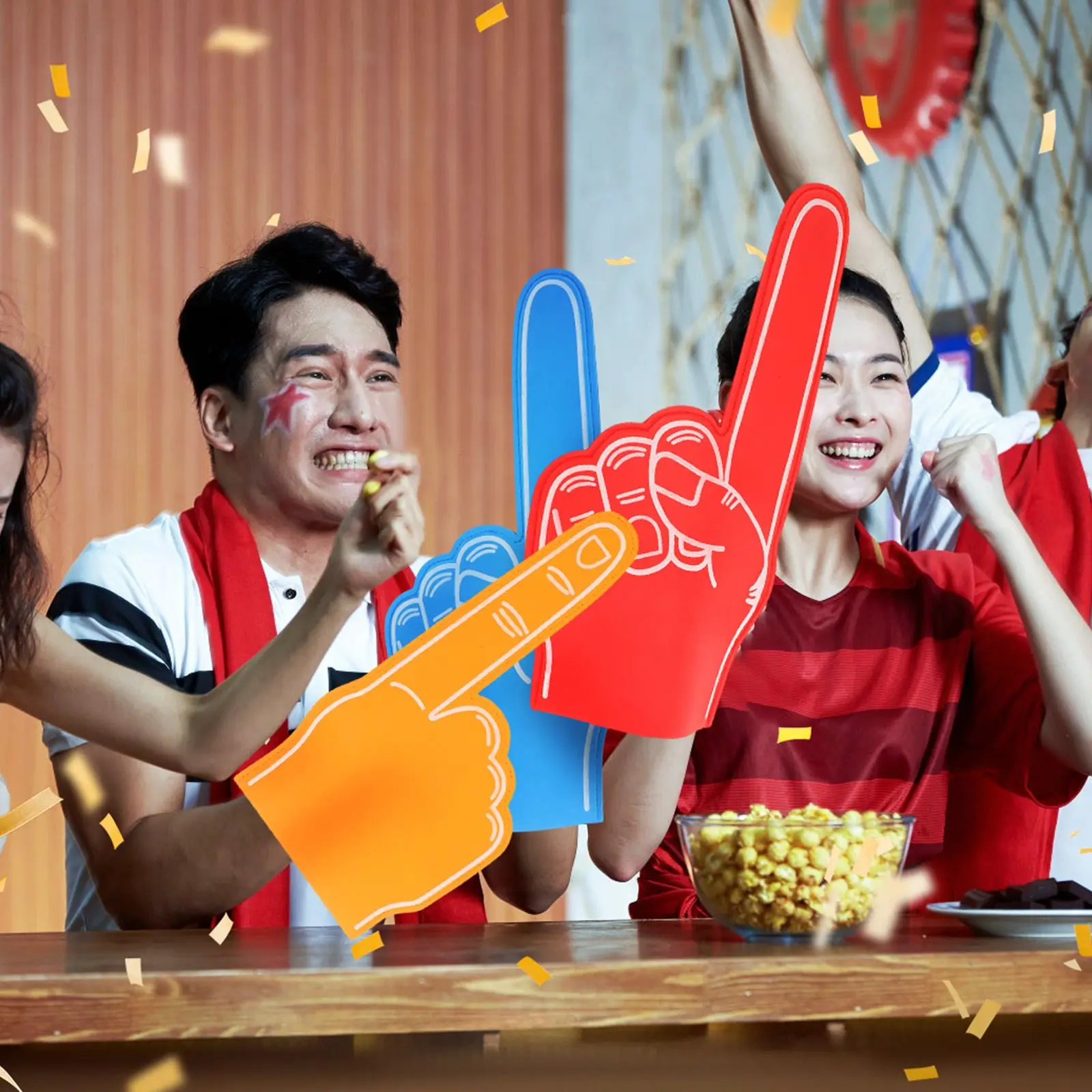10pcs Foam Hands Cheering Clapper Giant Foam Finger Hand For Sport Event Party Cheerleading Inspiring Cheering Hand Gloves