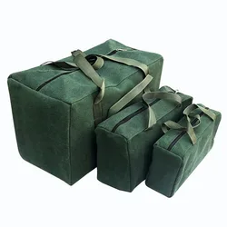 Large Scale Tool Bag Canvas Portable Toolkit Multi-functional Hardware Wrench Storage Tools Bags Screwdrivers Pliers Bag