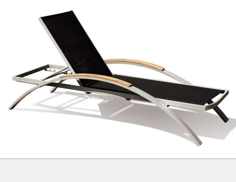 Skládací sunbathing židle sad nábytek loungers paluba chaise zasedací místnost aluminium pláž židle