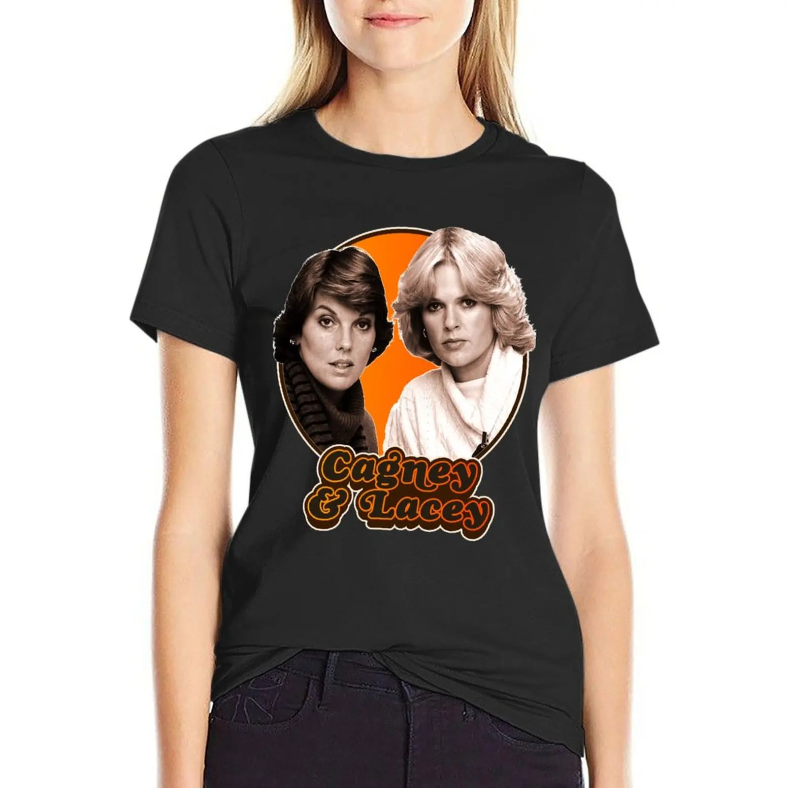 Gift For Men Cagney And Lacey Retro 80S Tribute Awesome For Movie Fan T-Shirt female korean fashion t shirt dress Women