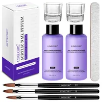 75ml Nail Acrylic Liquid Monomer Brush Kit Nails Art Decoration For Manicure Set Nail 3D Nail Tips DIY Carving Tools 1