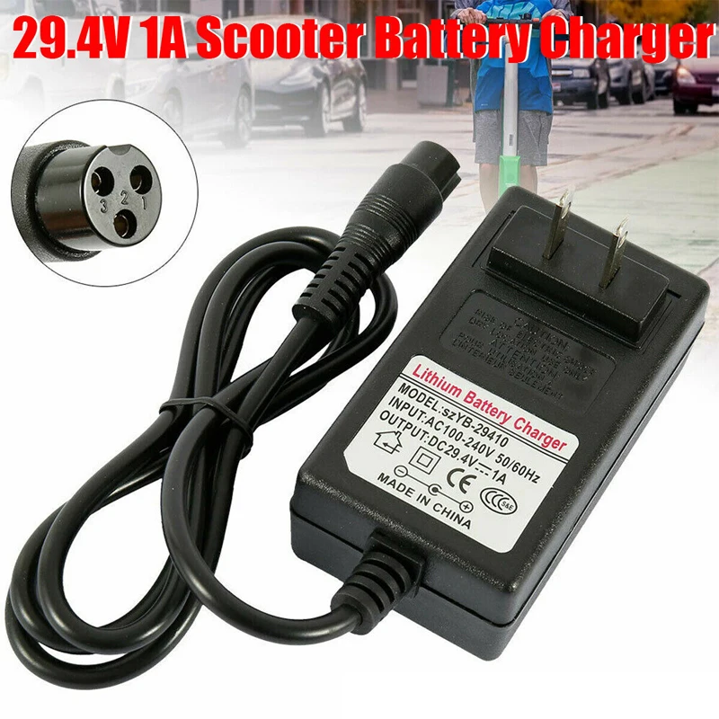 

29.4V 1A Scooter Charger Balanced Car Electric Charger Battery Charger for Xiaomi Balance Car Power Adapter Charger EU/US/UKPlug