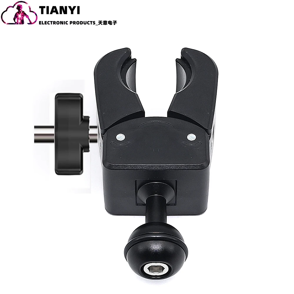 Diving Flashlight Underwater Photography Ball Head Clip Type Flashlight Clip 55MM