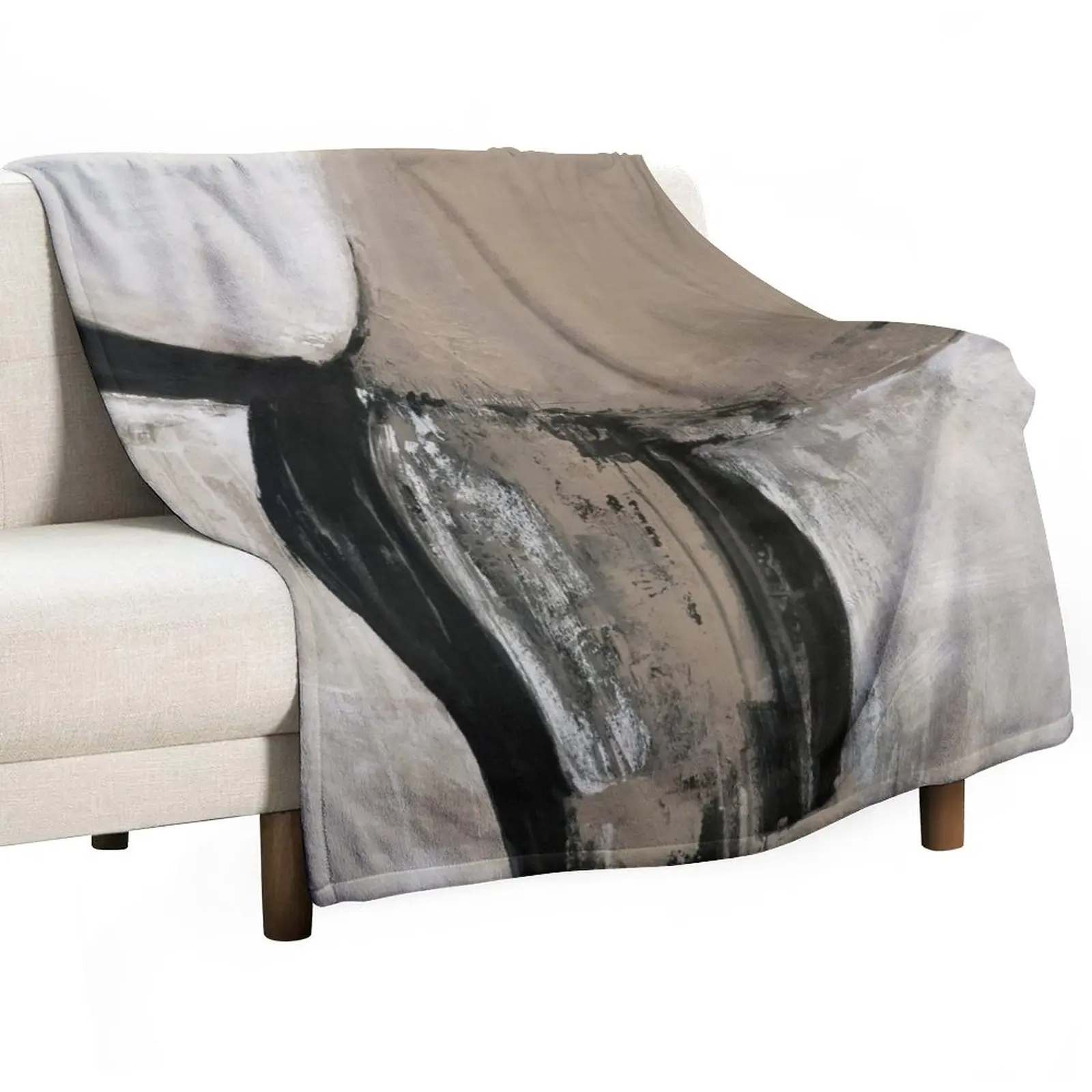 

neutral abstract Throw Blanket Fluffy Blankets Large Soft Blanket